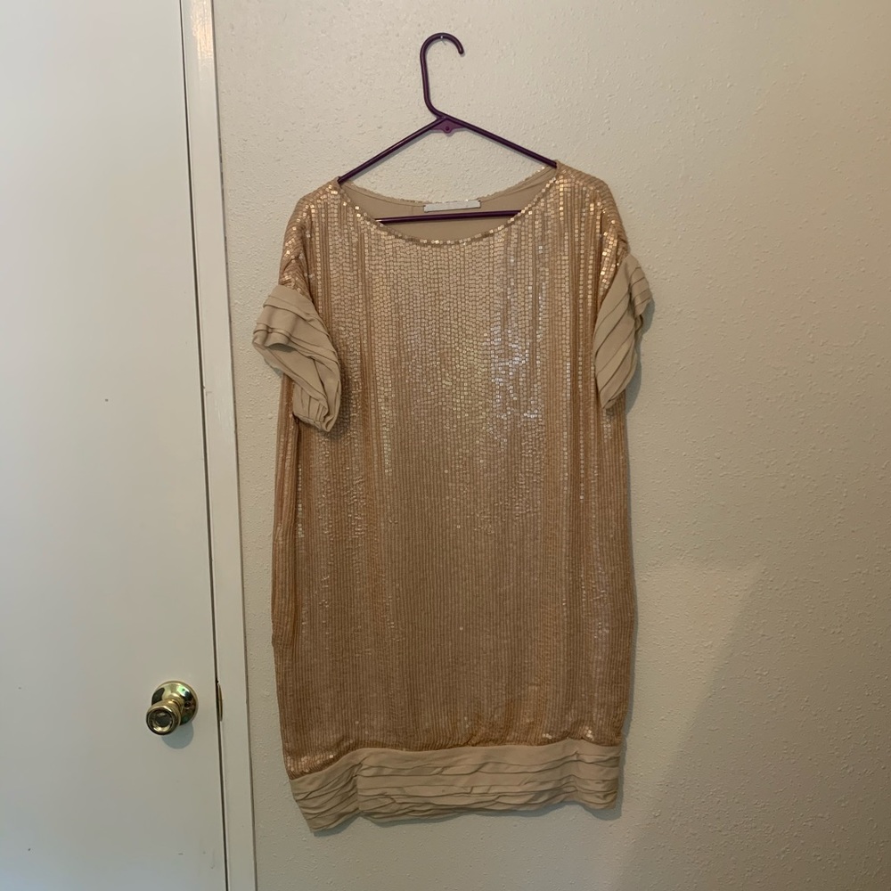 Crispin & Basilio Silk Sequins Dress-Size 10